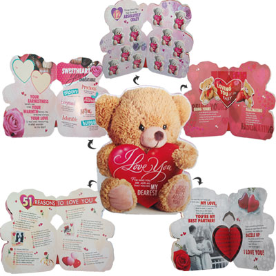 "Valentine Big Size Greeting Card -815-004 - Click here to View more details about this Product